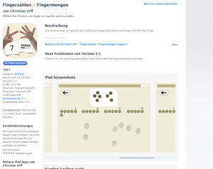 App "Fingerzahlen" – Magazin SCHULE