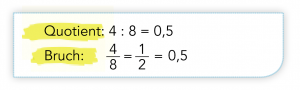 Quotient und Bruch – Magazin SCHULE