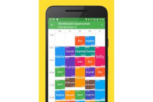 Stundenplan deluxe - Sinnvolle Apps für die Schule und Hausaufgaben