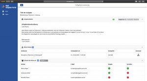 Maiß Aufgabenportal – Detail Lehreransicht