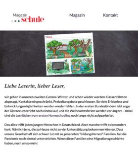 Newsletter Magazin SCHULE