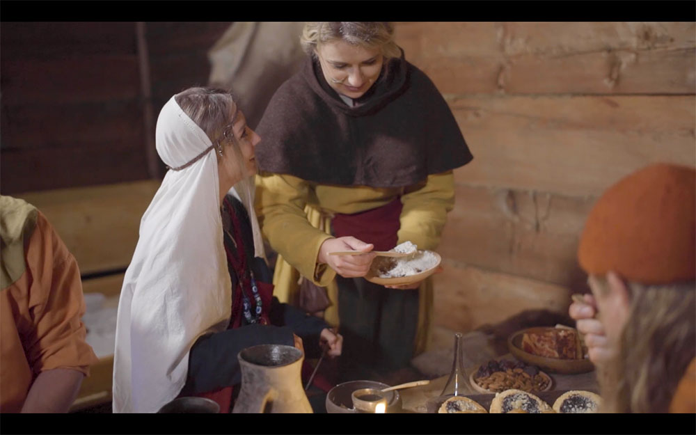Lehrvideo "Essen und Trinken im Mittelalter" – Didaktik über Grenzen
