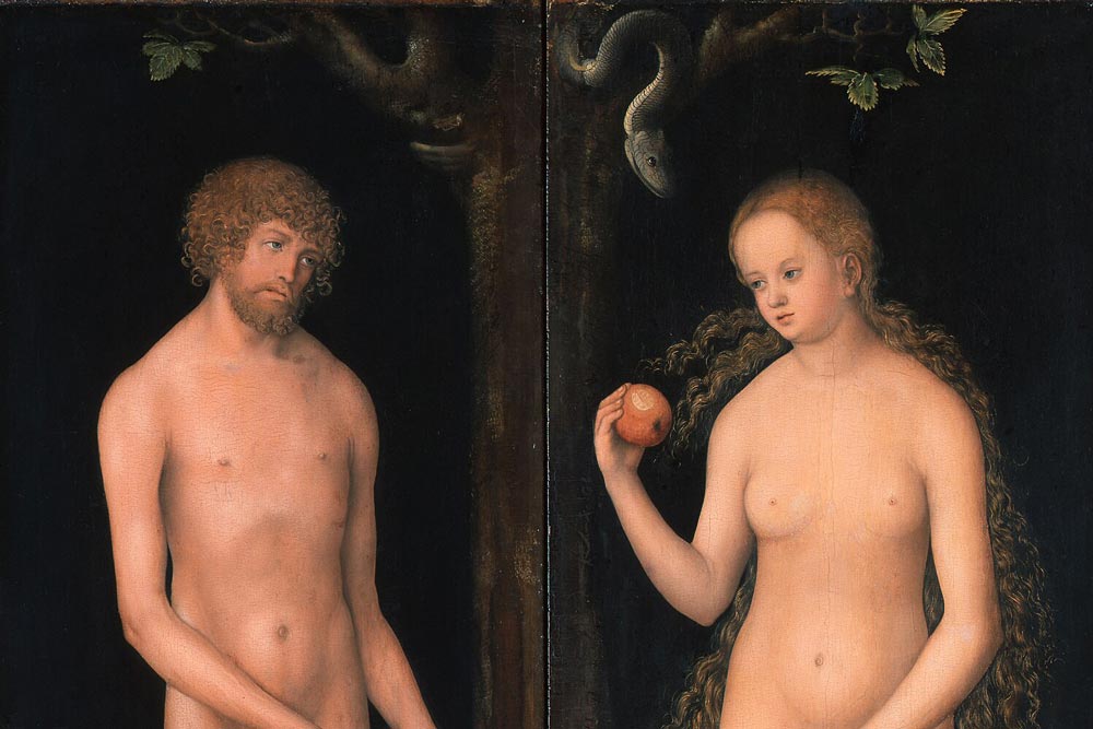Adam und Eva von Lucas Cranach d.Ä. - Bibel-Quiz – Magazin SCHULE